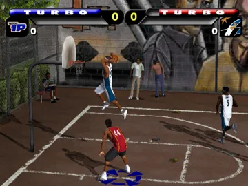 NBA Street screen shot game playing